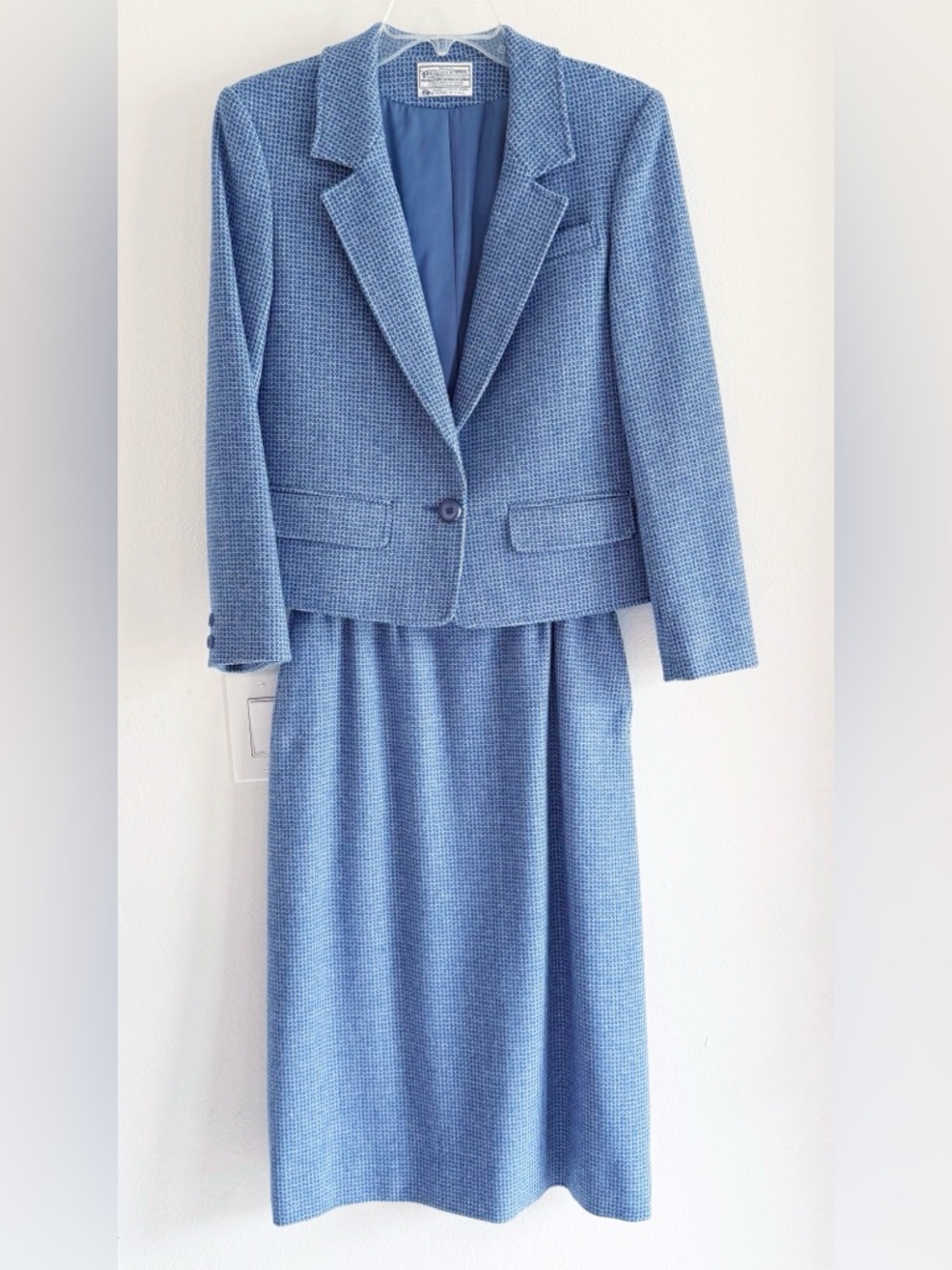 PENDLETON Vintage Miss Pendleton 70’s/80’s Virgin Wool Blazer and Skirt Suit Set